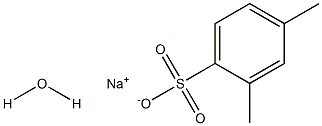 m-キシレン-4-スルホン酸ナトリウム一水和物 化学構造式