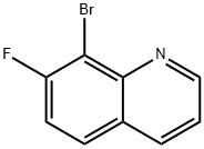 8-bromo-7-fluoroquinoline Structure