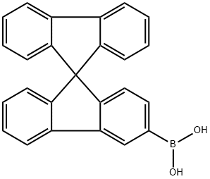 9,9'-Spirobi[9H-fluorene]-3-ylboronicacid Structure
