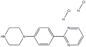 2-(4-Piperazin-1-yl-phenyl)-pyrimidine dihydrochloride Struktur