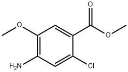 4-Amino-2-chloro-5-methoxy-benzoic acid methyl ester Struktur