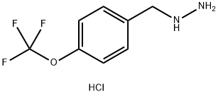 (4-(Trifluoromethoxy)benzyl)hydrazine dihydrochloride Structure