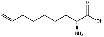 (2R)-2-氨基-8-壬烯酸 结构式