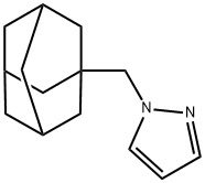 1-adamantylmethyl-1H-pyrazole Structure
