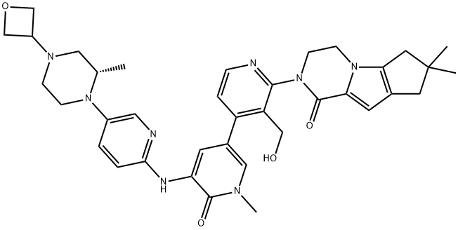 フェネブルチニブ 化学構造式
