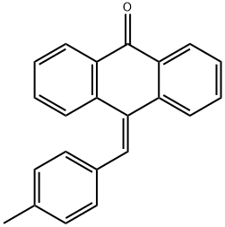 10-(4-METHYLBENZYLIDENE)ANTHRONE Struktur