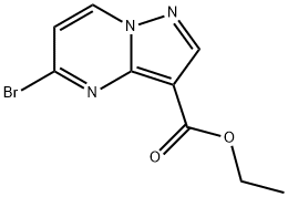ethyl 5-bromopyrazolo[1,5-a]pyrimidine-3-carboxylate Struktur