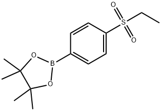 (4-(エチルスルホニル)フェニル)ボロン酸ピナコールエステル 化学構造式