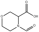 4-formyl-3-morpholinecarboxylic acid Structure