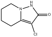 3-氯-4,5,6,7-四氢吡唑并[1,5-A]吡啶-2-醇, 1451184-45-4, 结构式