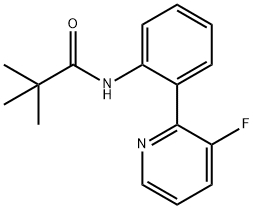 N-(2-(3-fluoropyridin-2-yl)phenyl)pivalamide Structure