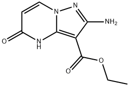 Ethyl 2-amino-5-oxo-4,5-dihydropyrazolo[1,5-a]pyrimidine-3-carboxylate Struktur