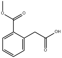 2-(2-甲氧羰基苯基)乙酸 结构式