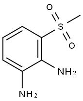 3-甲砜基-1,2-苯二胺, 148278-73-3, 结构式