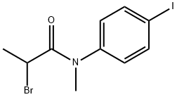 2-溴-N-(4-碘苯基)-N-甲基丙酰胺, 1487421-98-6, 结构式