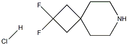 2,2-Difluoro-7-azaspiro[3.5]nonane hydrochloride Structure