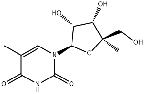 4'-Methyl-5-methyluridine Structure