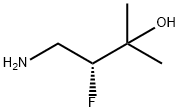 (R)-4-amino-3-fluoro-2-methylbutan-2-ol Structure