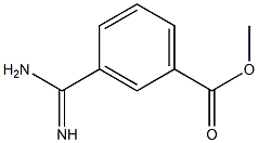3-(Aminoiminomethyl)benzoic acid methyl ester Struktur