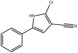 2-Chloro-5-Phenyl-1H-Pyrrole-3-Carbonitrile Struktur