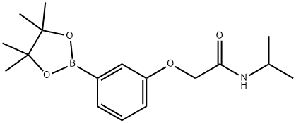 N-Isopropyl-2-(3-(4,4,5,5-Tetramethyl-1,3,2-Dioxaborolan-2-Yl)Phenoxy)Acetamide