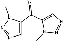 bis(1-methyl-1H-1,2,3-triazol-5-yl)methanone 结构式