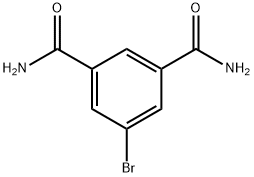 5-溴间苯二甲酰胺 结构式