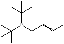 2-丁烯基二叔丁基膦 (顺反混合物), 1620882-90-7, 结构式