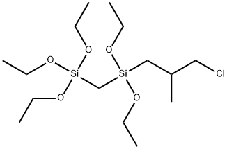 1-(3-氯代异丁基)-1,1,3,3,3-五乙氧基-1,3-二硅丙烷, 1621184-24-4, 结构式