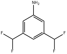 3,5-Bis-difluoromethyl-phenylamine Structure