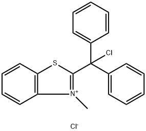 16622-33-6 2-(Chlorodiphenylmethyl)-3-methylbenzo[d]thiazol-3-ium chloride