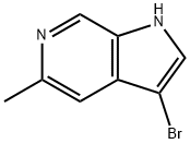 3-溴-5-甲基-6-氮杂吲哚, 1679330-47-2, 结构式