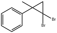 (2,2-DIBROMO-1-METHYLCYCLOPROPYL)BENZENE 结构式