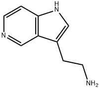 1H-吡咯并[3,2-C]吡啶-3-乙胺 结构式