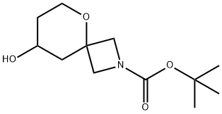Tert-Butyl 8-Hydroxy-5-Oxa-2-Azaspiro[3.5]Nonane-2-Carboxylate Structure