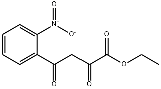 4-(2-nitrophenyl)-2,4-dioxobutanoic acid ethyl ester Structure