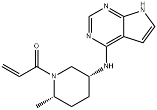 利特昔替尼 结构式