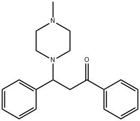 3-(4-METHYLPIPERAZINYL)-3-PHENYLPROPIOPHENONE Struktur