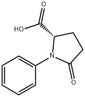 5-Oxo-1-phenyl-pyrrolidine-2-carboxylic acid Struktur