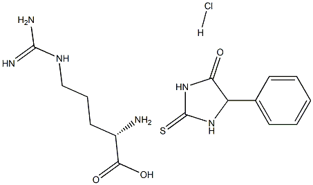 フェニルチオヒダントイン-アルギニン塩酸塩 化学構造式