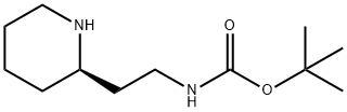 tert-butyl (R)-(2-(piperidin-2-yl)ethyl)carbamate Structure