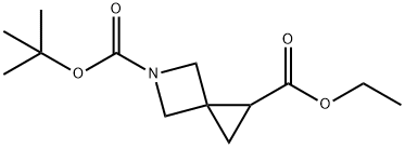 5-(叔丁基)1-乙基5-氮杂螺[2.3]己烷-1,5-二羧酸盐 结构式