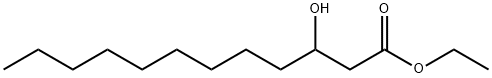 3-羟基十二烷酸乙酯 结构式
