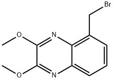 5-(溴甲基)-2,3-二甲氧基喹喔啉, 188699-57-2, 结构式