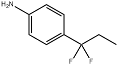4-(1,1-二氟丙基)-苯胺 结构式