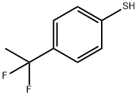 4-(1,1-difluoroethyl)- Benzenethiol Struktur