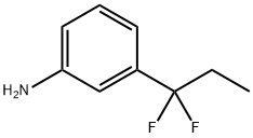 3-(1,1-difluoropropyl)- Benzenamine Struktur