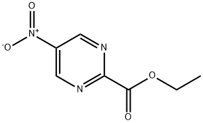5-硝基-嘧啶-2-甲酸乙酯, 1894988-20-5, 结构式