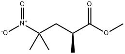 methyl(S)-2,4-dimethyl-4-nitropentanoate Structure