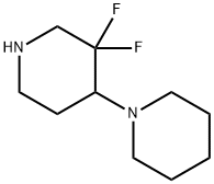3',3'-二氟-1,4'-联哌啶,1934439-49-2,结构式